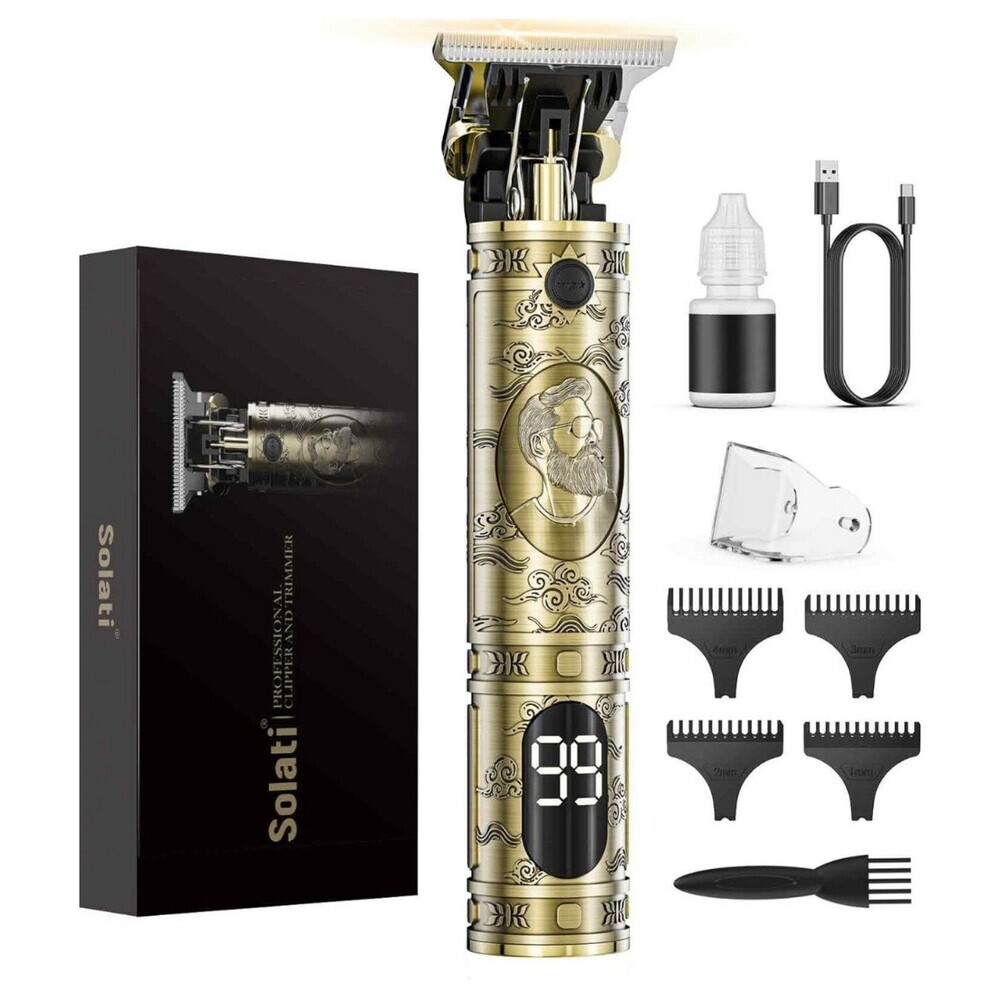 Cordless Hair Clippers for Men Professional Beard Trimmers Shaver